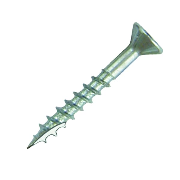 Csh Wood Screw, #8, 1 in, Zinc Plated Stainless Steel Flat Head Combination Phillips/Slotted Drive 0.FCC08100ZN17 - main